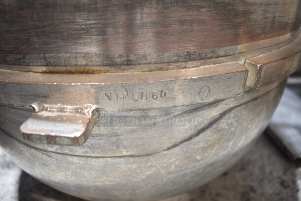 2 Items; Hobart VMLH60 Metal Mixing Bowl and Hobart VMLH40 Metal Dough Hook Attachment. 2 Times Your Bid! - Image 5 of 5