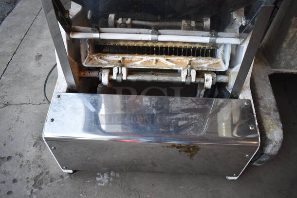2013 Metal Commercial Countertop Bread Loaf Slicer. 110 Volts, 1 Phase. 25x24x31. Tested and Working! - Image 3 of 6
