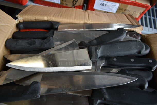 45 SHARPENED Stainless Steel Knives Including Chef Knives. 45 Times Your Bid! - Image 4 of 6