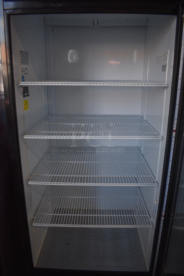 IDW Model G-26-C334B-HC ENERGY STAR Metal Commercial Single Door Reach In Cooler Merchandiser w/ Poly Coated Racks. 110-120 Volts, 1 Phase. 30x30x79. Tested and Working! - Image 3 of 4