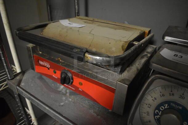 Avantco Stainless Steel Commercial Countertop Panini Press. 17x15x8.5. Item Was in Working Condition on Last Day of Business. (kitchen) - Image 2 of 6