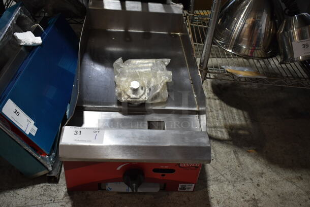 BRAND NEW SCRATCH AND DENT! Avantco 177FFDS1 Stainless Steel Commercial Countertop 15" Gas Powered Flat Top Griddle with Manual Controls. 30,000 BTU. - Image 6 of 9