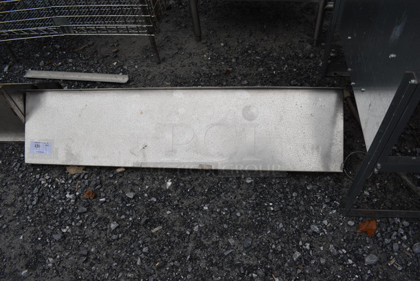 Stainless Steel Shelf. 56x12x12 - Image 3 of 5