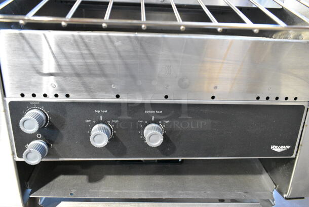 BRAND NEW SCRATCH AND DENT!  Vollrath JT3 Stainless Steel Commercial Countertop Electric Powered Conveyor Oven Toaster. 208 Volts, 1 Phase.  - Image 4 of 7