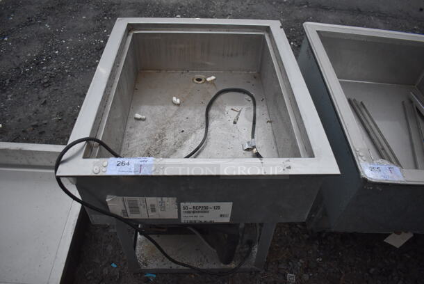 Wells RCP200 Stainless Steel Commercial Cold Pan Drop In. 115 Volts, 1 Phase. 26x32x24. Tested and Does Not Power On