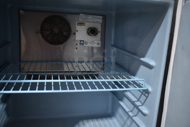 Delfield 406CA-DD1 Stainless Steel Commercial Single Door Undercounter Cooler on Commercial Casters. 115 Volts, 1 Phase. Tested and Working! - Image 3 of 4
