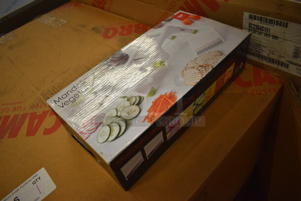 4 BRAND NEW IN BOX! Mandolin Vegetable Slicers. 4 Times Your Bid! - Image 3 of 4