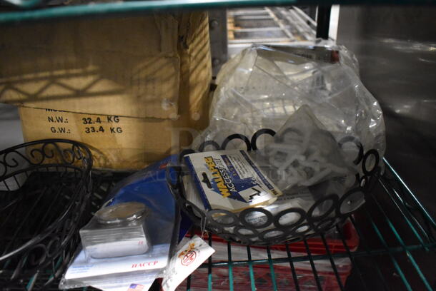ALL ONE MONEY! Tier Lot of Various BRAND NEW Items Including Hollowick Liquid Candles, Metal Baskets and Poly Lids - Image 2 of 5