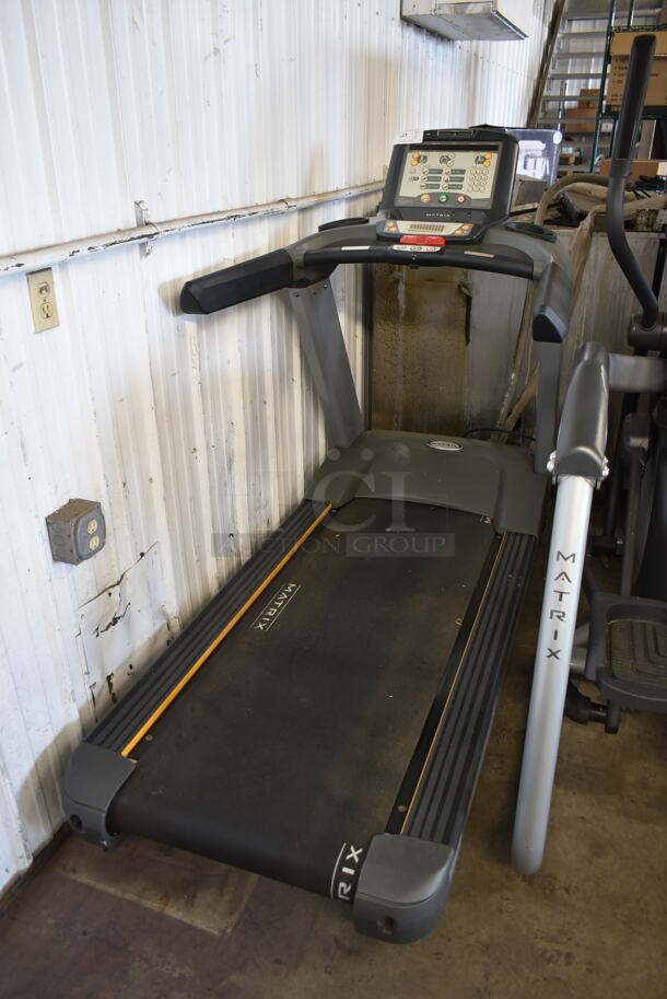Matrix Ultimate Deck Commercial Floor Style Treadmill. Tested and Working! - Image 1 of 5