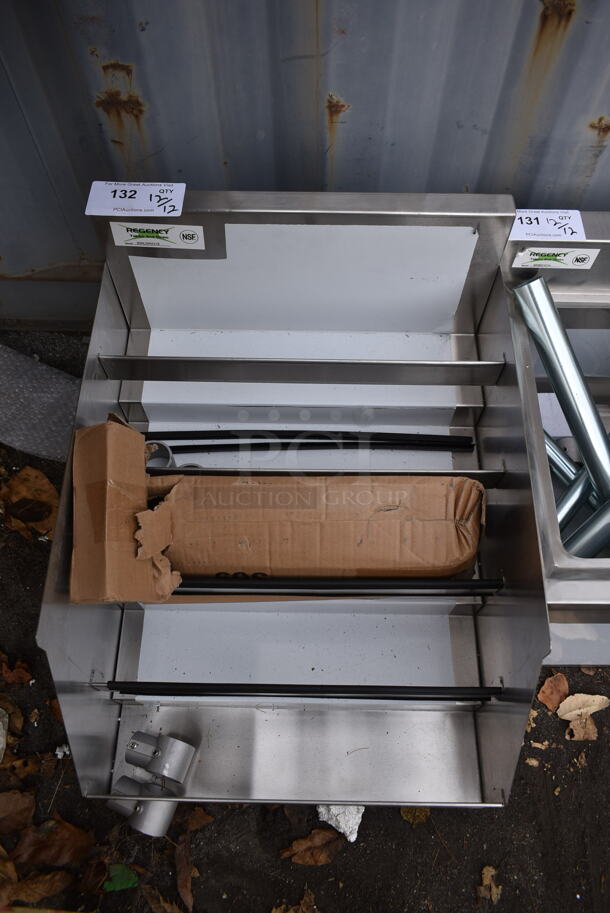 BRAND NEW SCRATCH AND DENT! Regency 600LDR2318 Stainless Steel Commercial Bottle Display Merchandiser w/ Legs. - Image 2 of 4
