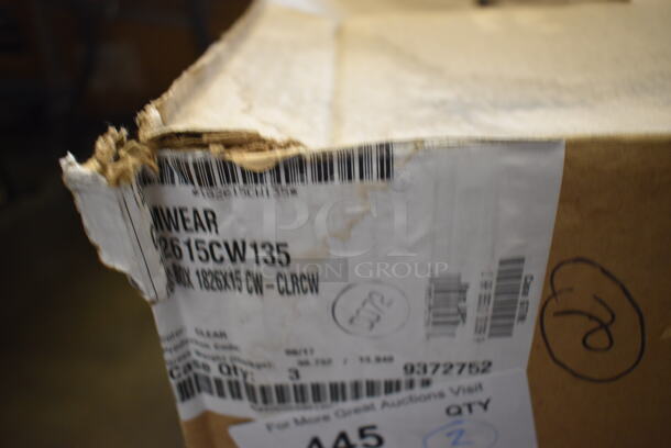 ALL ONE MONEY! Lot of 2 BRAND NEW IN BOX! Cambro Clear Poly Bins. 18x26x15 - Image 4 of 4