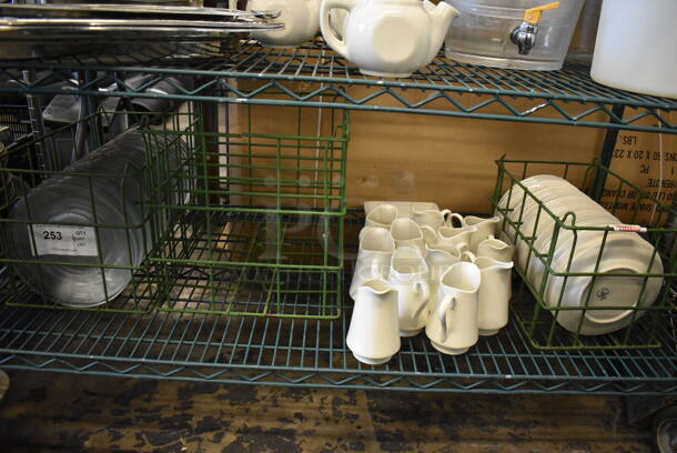ALL ONE MONEY! Tier Lot of Various Items Including Ceramic Plates and Glass Plates - Image 2 of 8