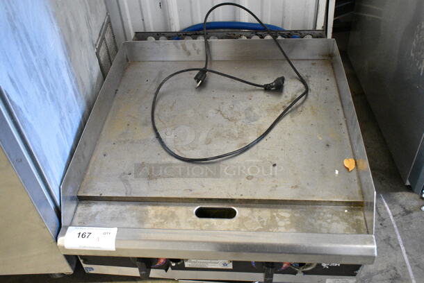 Star 624TA Stainless Steel Commercial Countertop Natural Gas Powered Flat Top Griddle. 20,000 BTU.  - Image 4 of 6