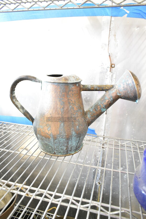 4 Various Items Including Watering Can and 3 Teapots. 4 Times Your Bid!  - Image 7 of 8