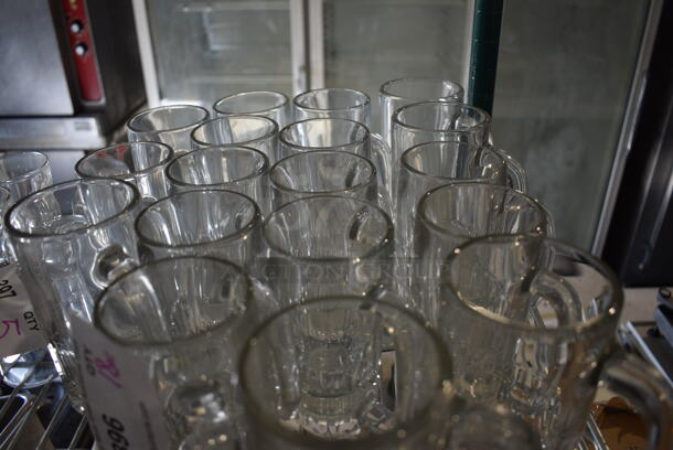 18 Various Glass Mugs. Includes 4.5x3x5.5. 18 Times Your Bid! - Image 2 of 3