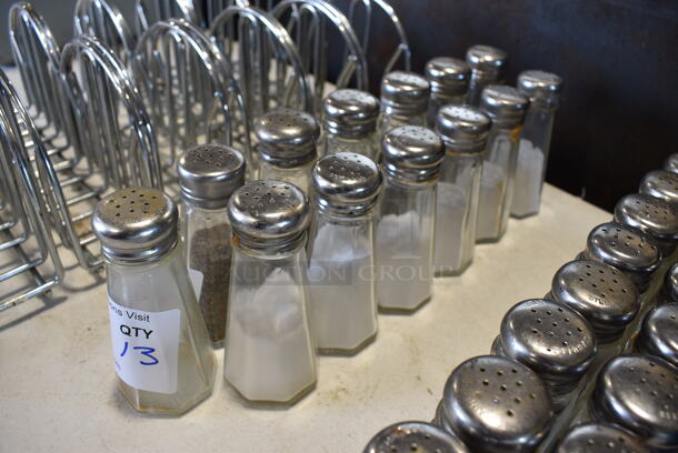 13 Salt / Pepper Shakers. 2x2x4.5. 13 Times Your Bid! - Image 3 of 3