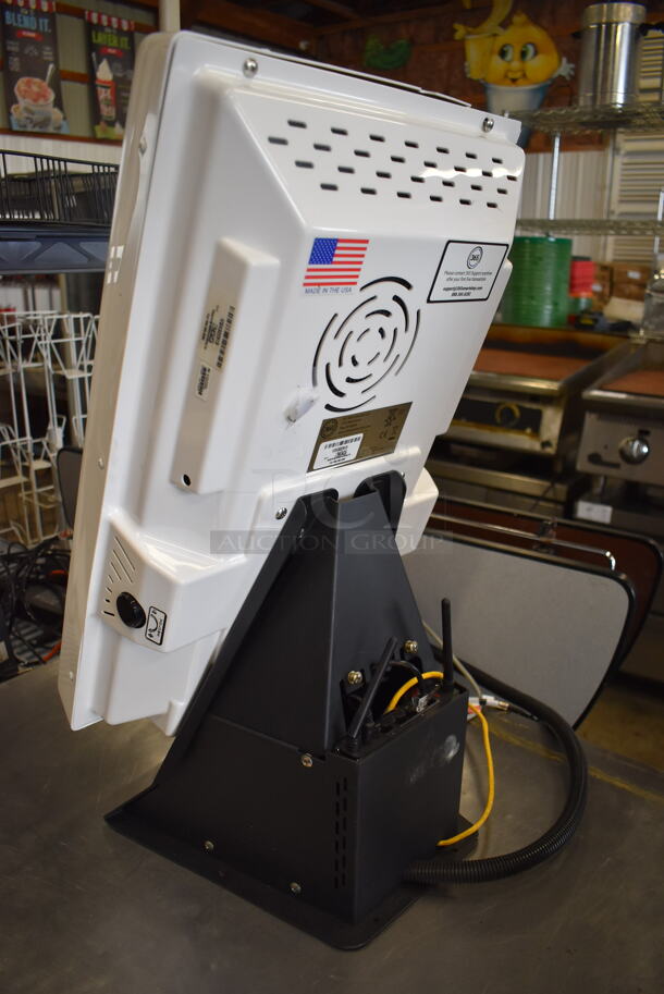 365 Retail Markets G3US / G3CA Metal Countertop Monitor w/ Credit Card Reader, Fingerprint Scanner and Barcode Scanner. 100-240 Volts, 1 Phase. 14x16x27 - Image 6 of 6