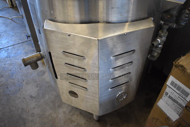 Legion Model LFC-20 Stainless Steel Commercial Floor Style Electric Powered Steam Jacketed Steam Kettle. 380 Volts, 3 Phase. 31x33x38 - Image 7 of 8