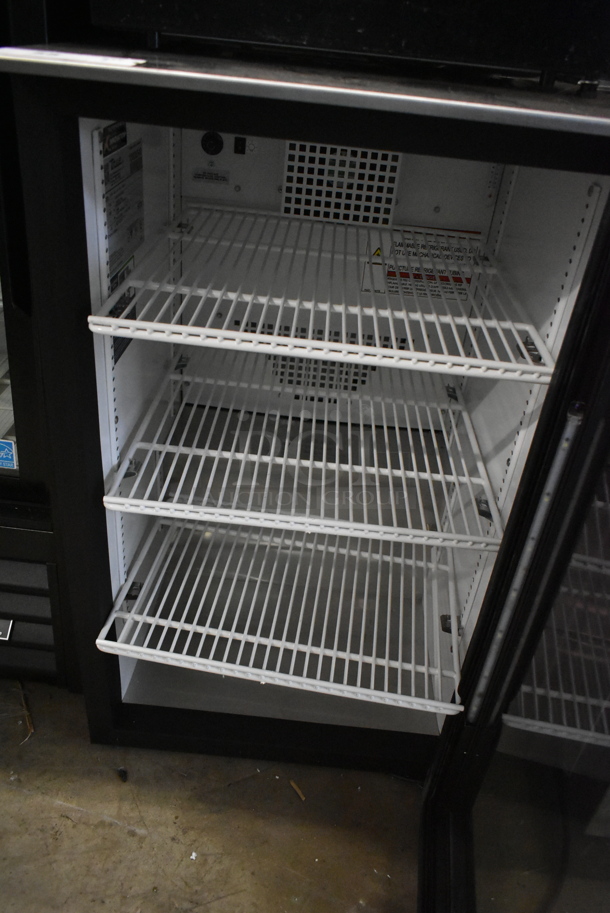 2024 True GDM-06-34-HC Metal Commercial Single Door Mini Cooler Merchandiser w/ Poly Coated Racks. 115 Volts, 1 Phase. Tested and Working! - Image 4 of 5