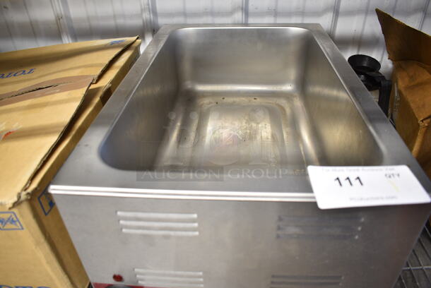 Avantco 177W50 Stainless Steel Commercial Countertop Food Warmer. 120 Volts, 1 Phase. Tested and Working! - Image 2 of 3