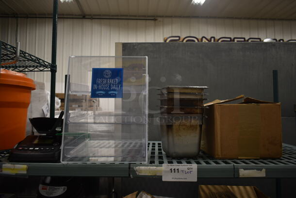 ALL ONE MONEY! Tier Lot of Various Items Including BRAND NEW Portable Refractometer and Metal Drop In Bins - Image 1 of 6