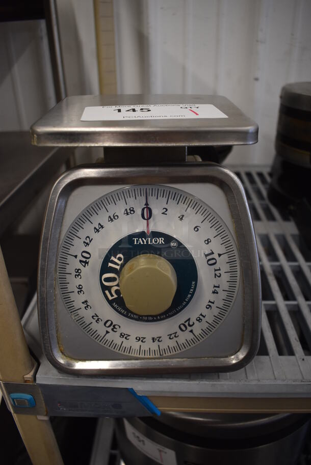 Taylor Metal Countertop Food Portioning Scale. 7x7x8.5