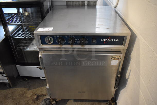 2010 Alto Shaam 750-TH/II Stainless Steel Commercial Warming Holding Cabinet on Commercial Casters. 208-240 Volts, 1 Phase. 26x30x34