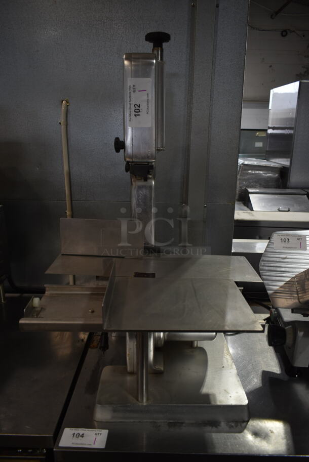 Fleetwood 5785 Metal Commercial Countertop Meat Saw. 115 Volts, 1 Phase. Tested and Does Not Power On