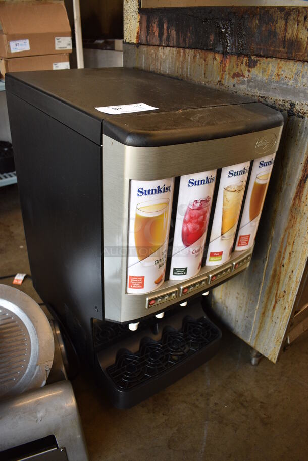 Vitality Express IV Metal Commercial Countertop 4 Flavor Beverage Dispenser. 120 Volts, 1 Phase. 15x25x34. Tested and Working! - Image 2 of 6