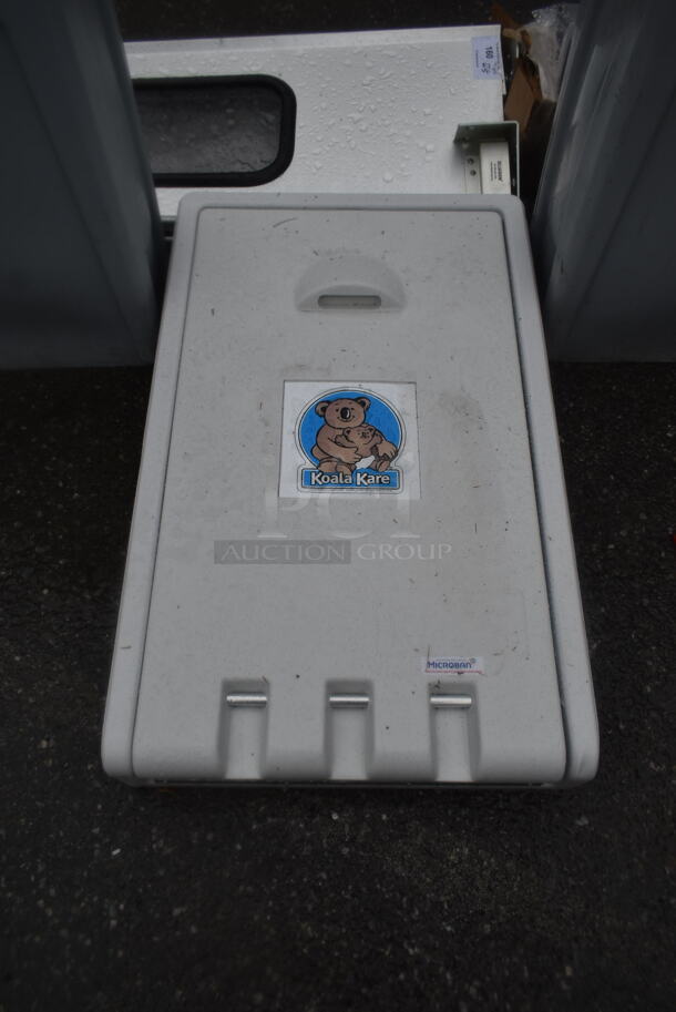ALL ONE MONEY! Lot of Various Items Including Gray Poly Slim Jim Trash Cans and Koala Kare Diaper Changing Station. - Image 4 of 7