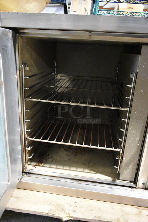 Blodgett CTB-1 Stainless Steel Commercial Countertop Electric Powered Half Size Convection Oven w/ View Through Door and Metal Oven Racks. 208-220 Volts, 1 Phase.  - Image 3 of 4