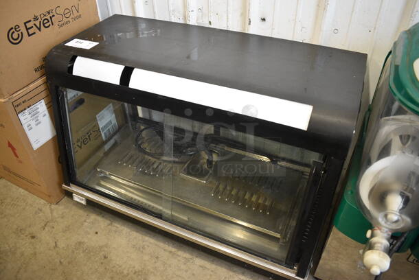 Metal Commercial Countertop Heated Display Case Merchandiser. 36x20x24. Tested and Powers On But Does Not Get Hot. - Image 2 of 5