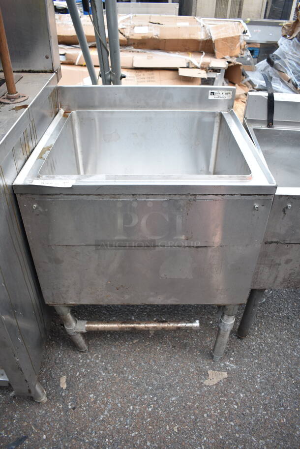 John Boos EUBIB-2421CP Stainless Steel Commercial Ice Bin w/ Cold Plate.  - Image 1 of 4