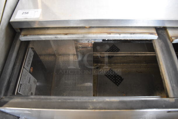 Perlick Model FR48SS Stainless Steel Commercial Bottled Back Bar Cooler w/ 2 Sliding Lids and Speedwell on Commercial Casters. 115 Volts, 1 Phase. 48x28x38. Tested and Working! - Image 7 of 7