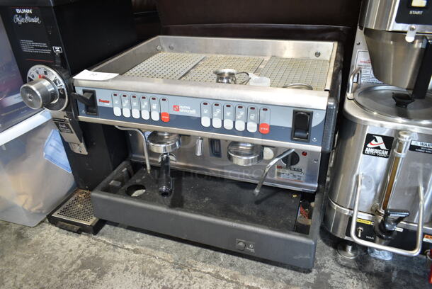 2021 Nuova Simonelli Stainless Steel Commercial Countertop 2 Group Espresso Machine w/ Portafilter and 2 Steam Wands. 240 Volts, 1 Phase.  - Image 2 of 7