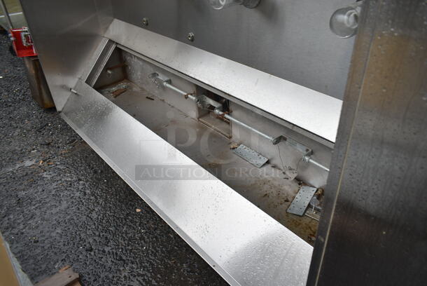 SELF CONTAINED 8' CaptiveAire 5424 ND-2 Stainless Steel Commercial Grease Hood w/ Lights.  - Image 3 of 12