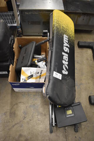 ALL ONE MONEY! Lot of Pieces to a Total Gym Xtreme Work Out Station. Includes 15x43x4