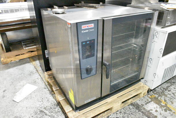 BRAND NEW! 2021 Rational LM200EG.XXXXX Stainless Steel Commercial Natural Gas Powered Combi Convection Oven.  - Image 2 of 9