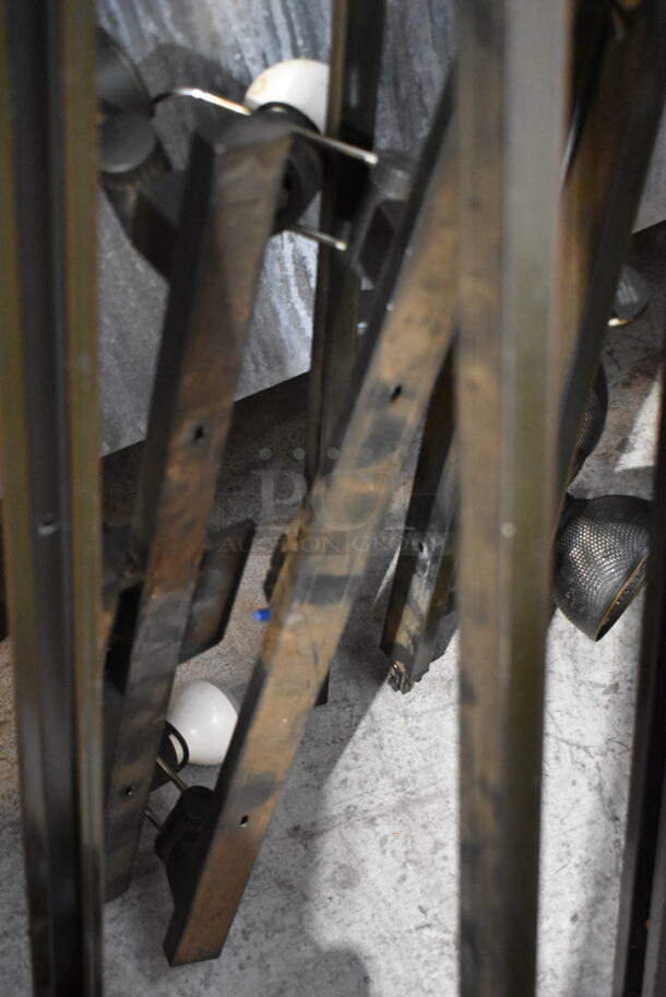 10 Track Lights on Metal Poles. 10 Times Your Bid! - Image 7 of 7