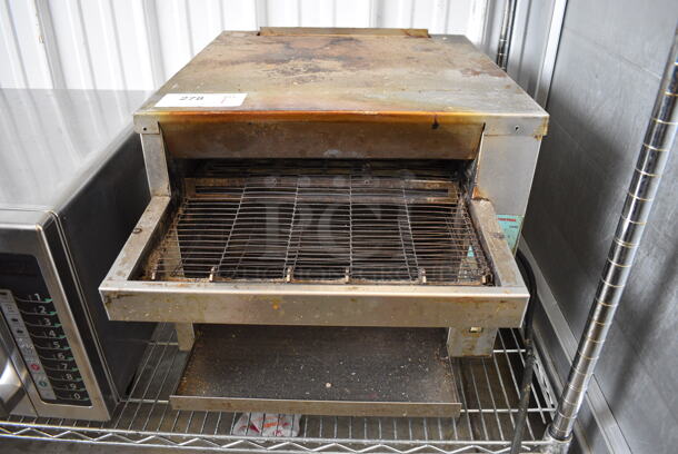 Stainless Steel Commercial Countertop Electric Powered Conveyor Oven. 250 Volts. 19x26x16
