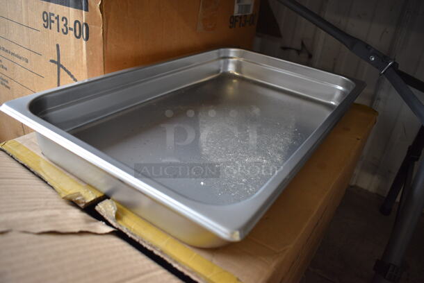 12 BRAND NEW IN BOX! Winco tainless Steel Full Size Drop In Bins. 1/1x2.5. 12 Times Your Bid! - Image 2 of 3