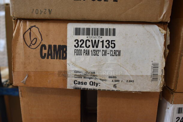 ALL ONE MONEY! Lot of 23 BRAND NEW IN BOX! Cambro Clear Poly 1/3 Size Drop In Bins. 1/3x2 - Image 3 of 3