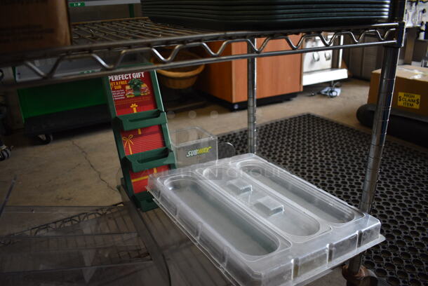 ALL ONE MONEY! Lot of Various Items Including Clear Poly Soup Warmer Attachments and Bread Farm! - Image 3 of 3