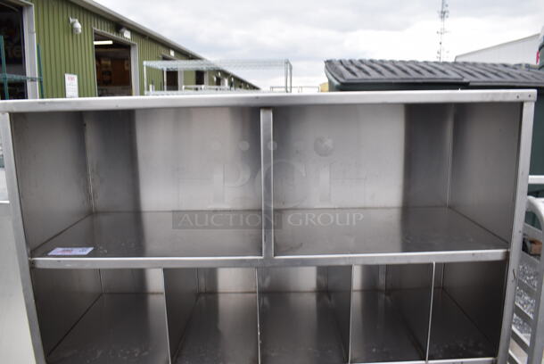 Stainless Steel Multi Compartment Cabinet. 48.5x18x48 - Image 4 of 5