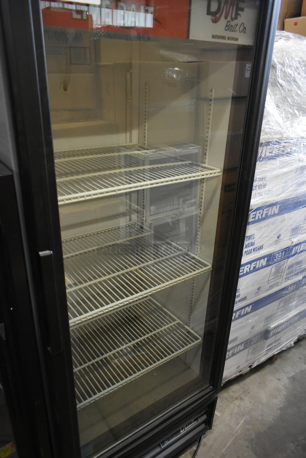 2016 True GDM-12-HC-LD ENERGY STAR Metal Commercial Single Door Reach In Cooler Merchandiser w/ Poly Coated Racks. 115 Volts, 1 Phase. Tested and Working! - Image 2 of 4