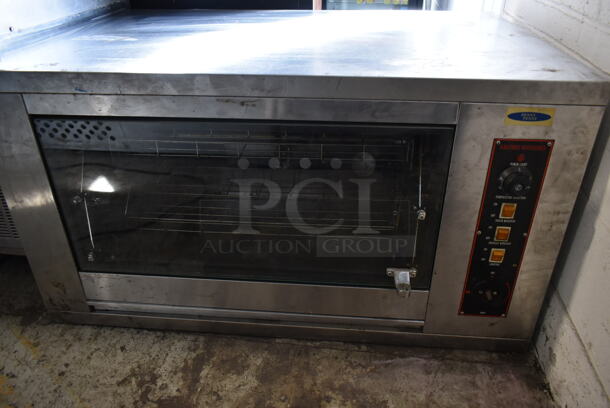 VXO-168 Stainless Steel Commercial Countertop Gas Powered Rotisserie Oven. Tested and Powers On But Does Not Get Cold
 - Image 3 of 6