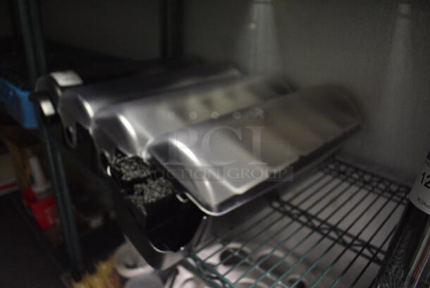 4 Black and Clear Poly Bar Topping Rails. 20x6x7. 4 Times Your Bid! (kitchen) - Image 4 of 4