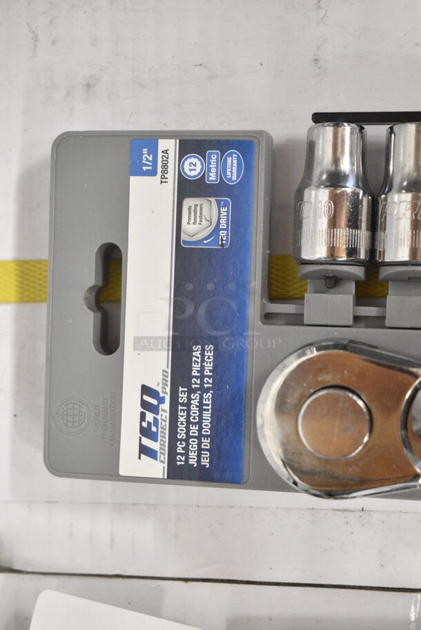 2 BRAND NEW! TEQ Ratchets w/ Sockets Sets. 2 Times Your Bid! - Image 3 of 7