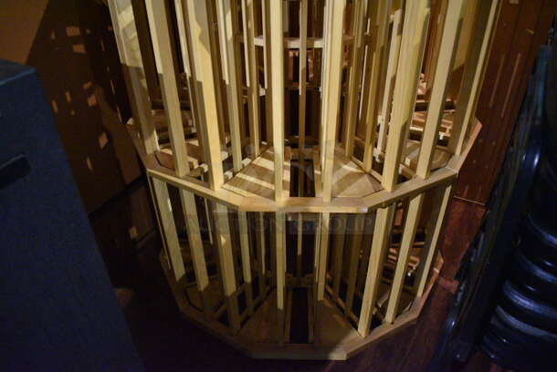 Wooden Fixture. BUYER MUST REMOVE. 45x45x48. (lounge) - Image 4 of 4