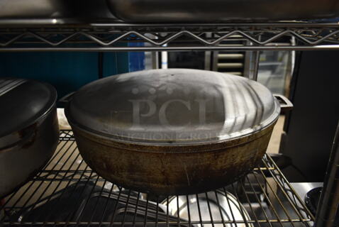 Metal Stock Pot w/ Lid.
